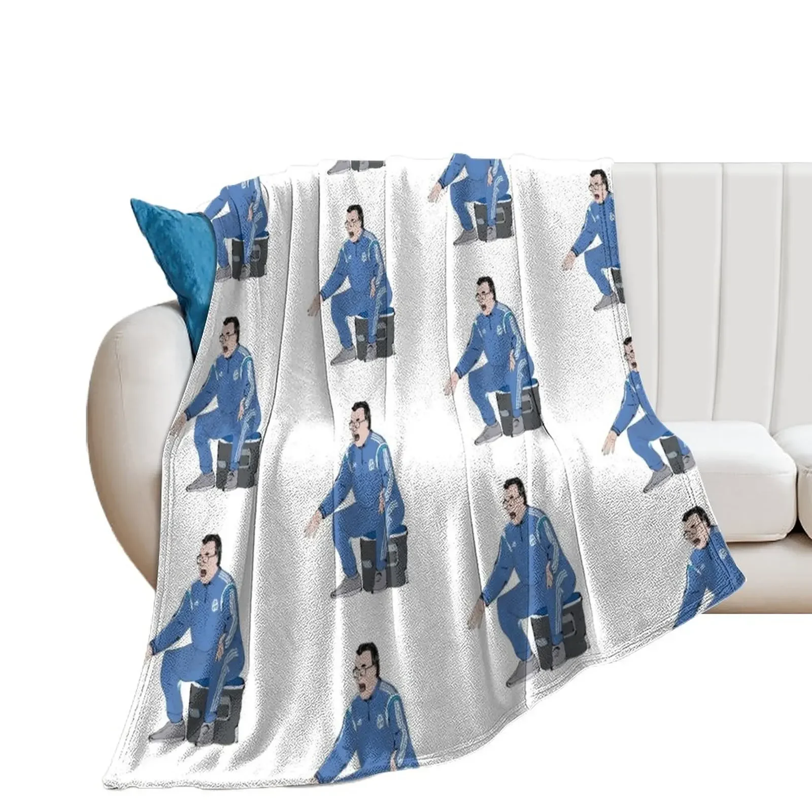 

Marcelo Bielsa OM Throw Blanket Luxury Thicken Softest manga Luxury Brand Blankets