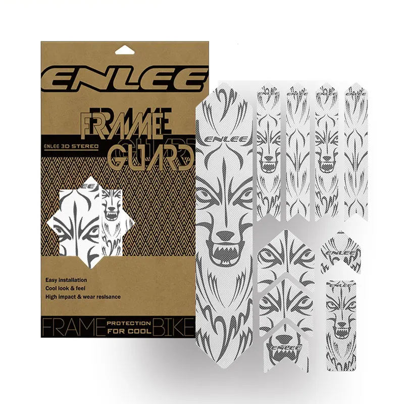 ENLEE The New Removeable Sticker Road Bicycle Paster Guard Cover 3D MTB Mountainbike Scratch-Resistant Protect Frame Protector – Detail 31