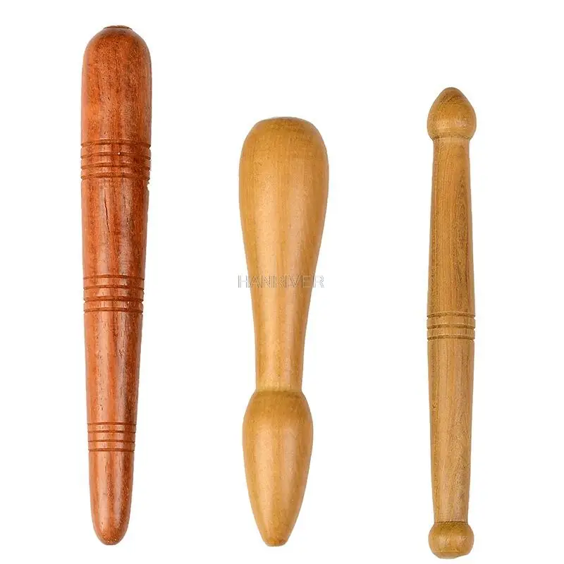 

Wood point bar multi-function body meridian health care equipment manual annatto plantar pressure rod