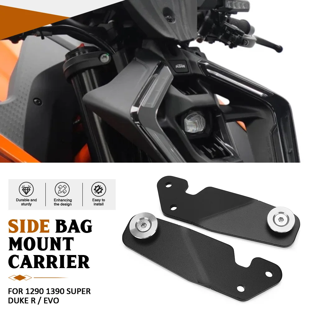 FOR 1390 Super Duke R EVO 2024-2025 Motorcycle Accessories CNC Side Bag Mount Carrier Bracket For 1290 Super Duke R 2020-2023