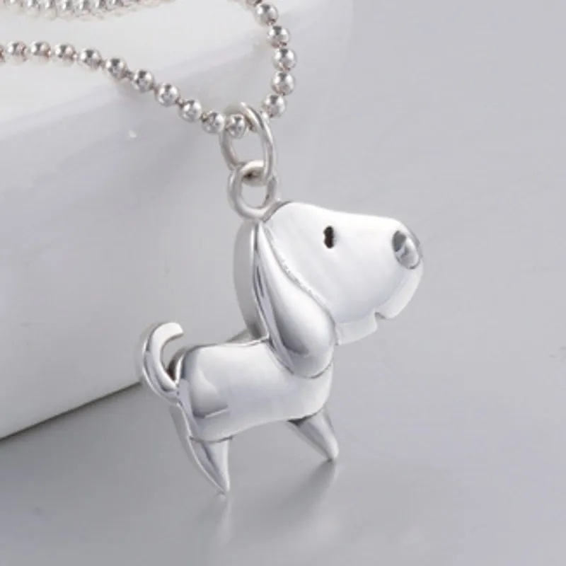 BOCAI New S990 Silver Jewelry Mascot Zodiac Dog Pendant for Women Drop Shipping