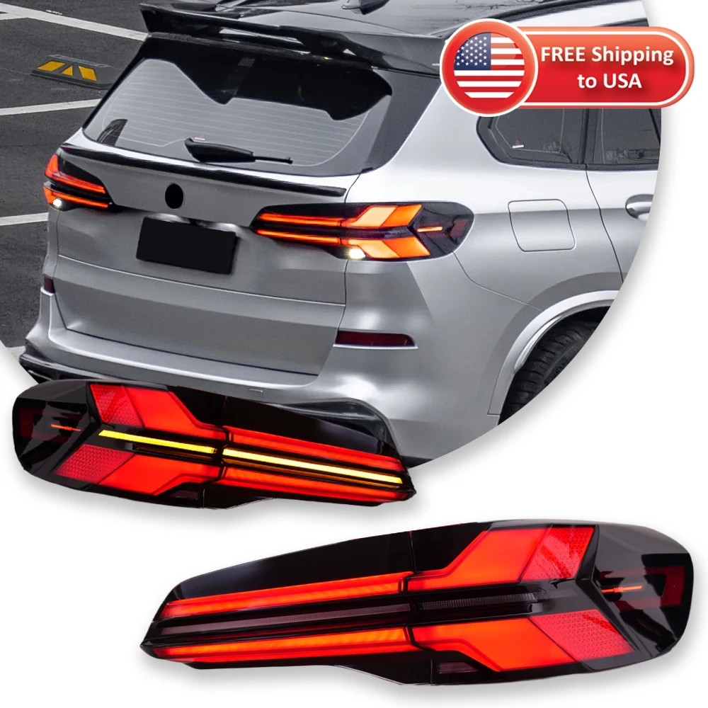 TYPY Car Accessories Taillights For 2018-2023 BMW G05 Tail Light X5 LED Rear Lights DRL Start Dynamic Sequential Turn Signal