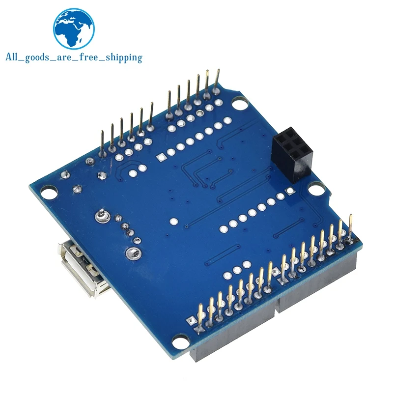 TZT USB Host Shield 2.0 لـ Arduino UNO MEGA ADK متوافق مع لوحة الوحدة الإلكترونية Android ADK DIY