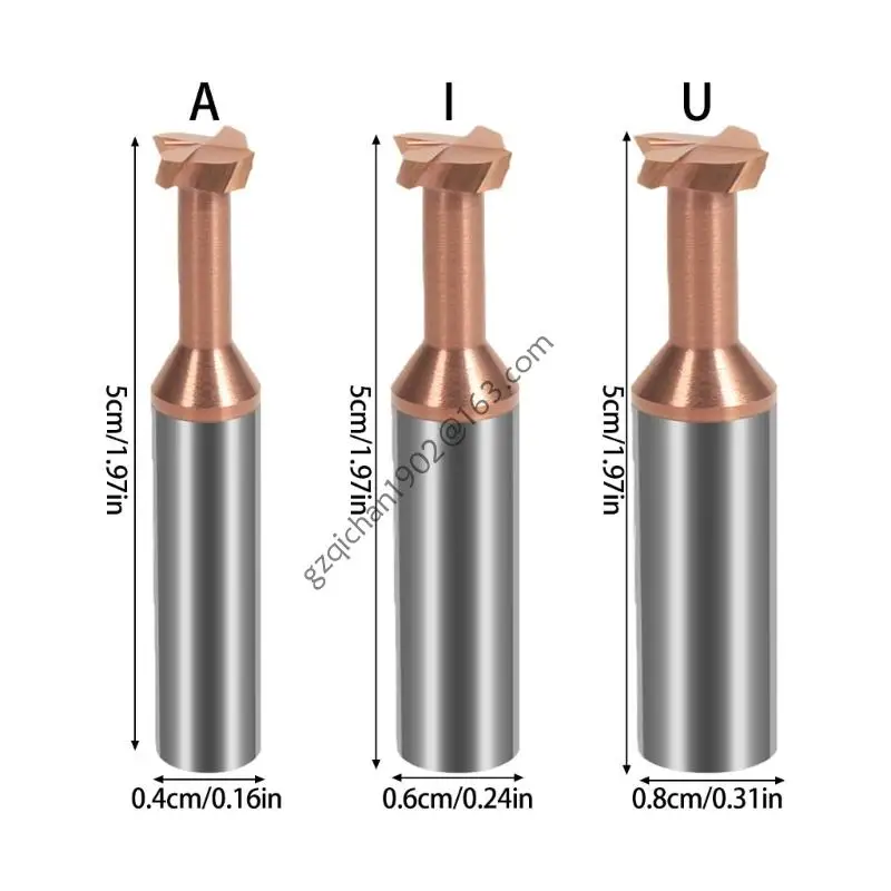 X7AB قاطعة الطحن بفتحة T من سبائك الصلب المقوية لتصنيع عالي الكفاءة مع زاوية قطع 55 درجة وسعة عمق 10 مم #1