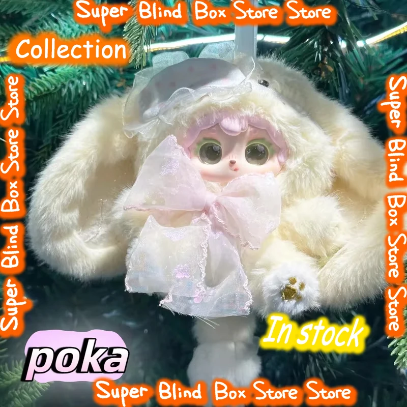 

New Poka Lucky Deernai Cobranded Cute Vinyl Blind Box Figure Collectible Model Ornament Decor Pendant Toy Gift For Girls Fans