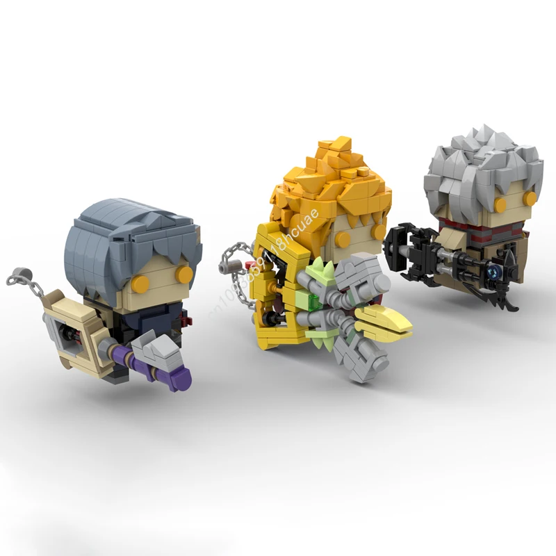 

706pcs MOC Dark Wayfinder Trio Brickheadz Decorative Handmade DIY Building Kit Perfect for Interior Aesthetics