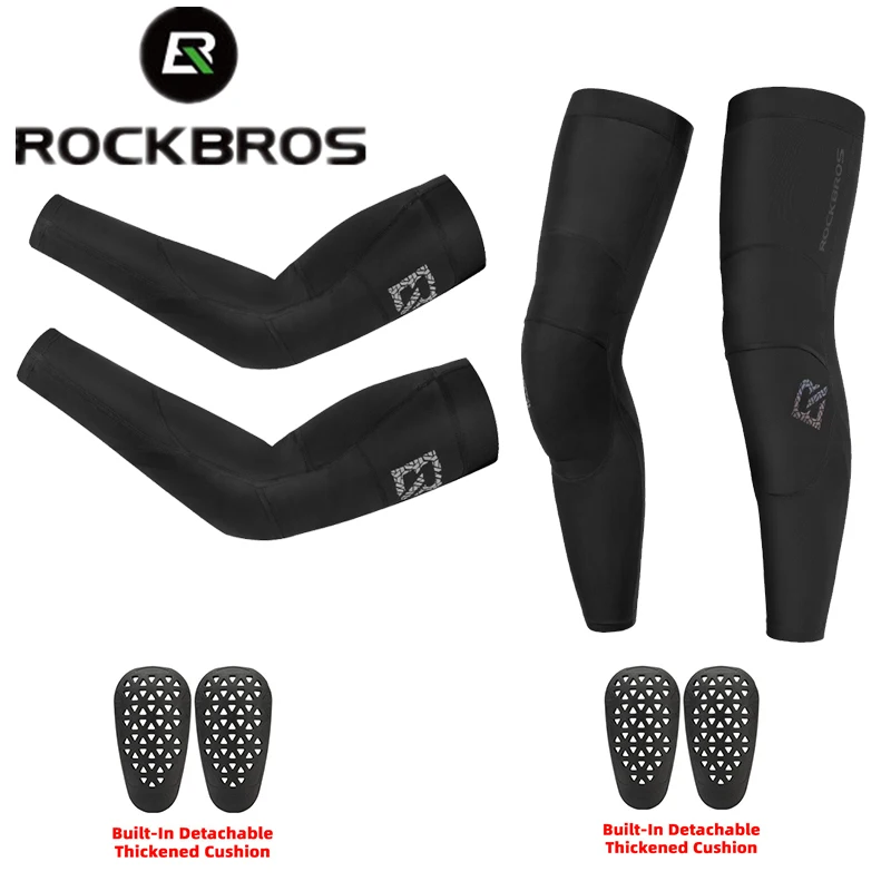 ROCKBROS été moto genouillère Protection solaire cyclisme genouillères coupe-vent véhicules électriques Sport manchon coussinets partie