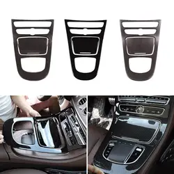 For Mercedes Benz E Class W213 S213 A238 C238 2019-2021 2pcs Car Interior Accessories Trim Center Console Decoration Panel Cover
