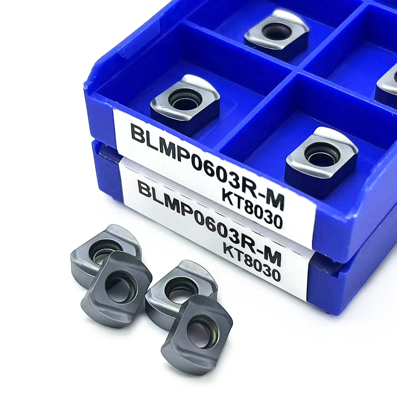10 pz carburo BLMP0603R M KT8060 fresatrice di alta qualità Double sided Fast Feed Insert BLMP0904R tornio CNC parti strumento BLMP