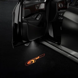 For Peugeot GT 208 308 508 206 2008 407 107 5008 3008 RC GT LIE CC S16 Car HD Door Welcome Light Led Projector Lamp 1/2PCS