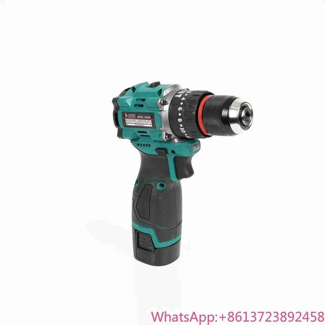 

High Quality 16V Screw driver LED Lighting Cordless Hand Drill Multi-Functional High-Power Lithium Percussion Drill Power Tools