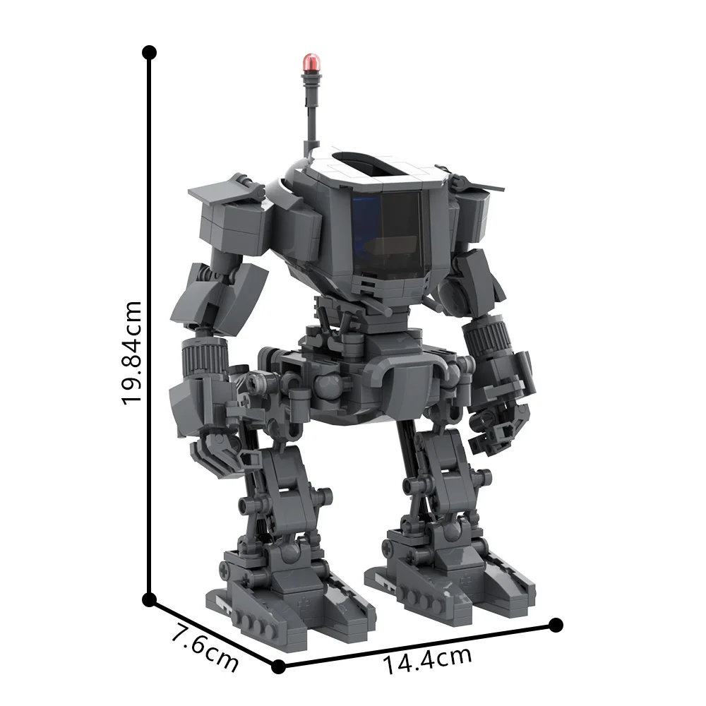 Gobricks MOC 映画メカ 2512244 ビルディングブロックモデル機械兵士キャラクターレンガ組み立ておもちゃ子供のためのギフト