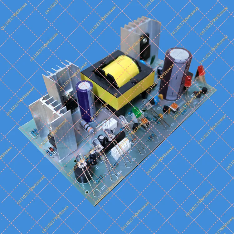 High-Power 12V/24V Auto-Identify Battery Charger PCB, LCD Display Control Board for Car & Forklift