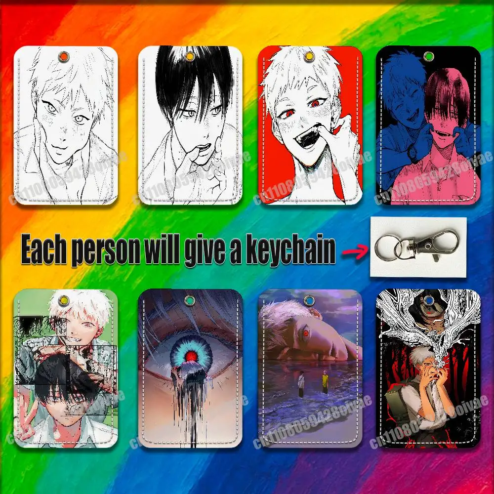 Y-Yoshiki The Summer H-Hikaru Died For ID Clips Credit Bank Work Card Holder Case Badge Bag Ornament Key Keychain