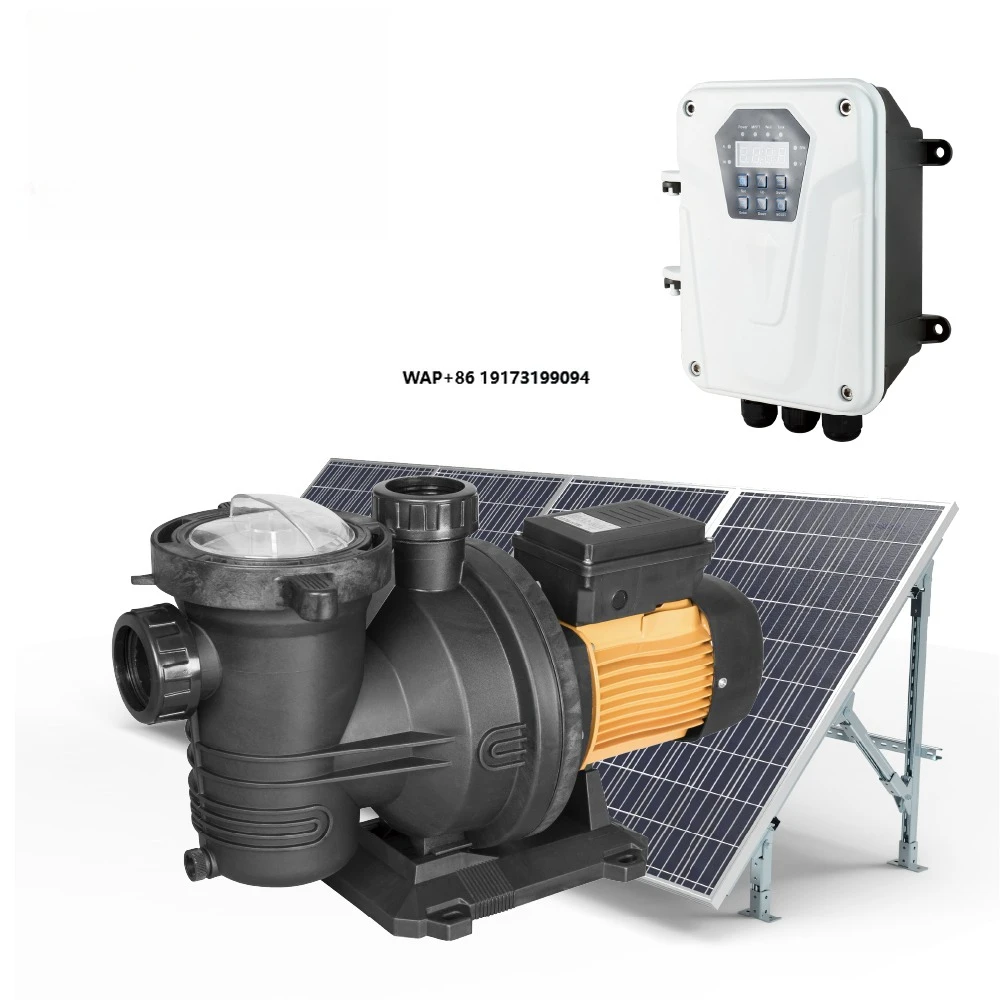 

3HP 2-дюймовая система водяного насоса для глубокой скважины Бесщеточный солнечный насос высокого давления Нержавеющая сталь 304 DC48-110V 27000L/h Расход 19 м