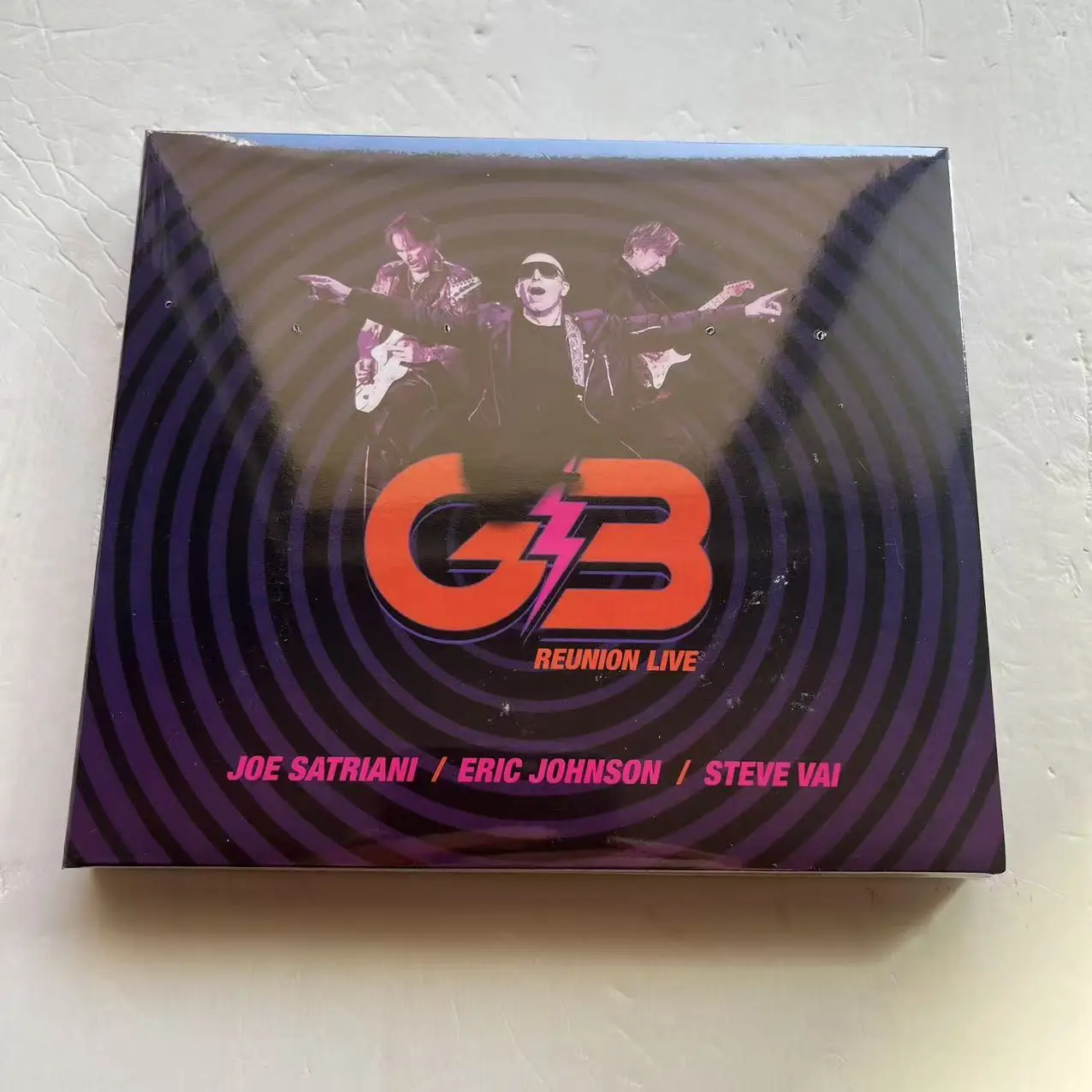 CD de Música de Joe Satriani y Steve Vai, G3 Live Rockin' in the Free World, 2 Discos, Música para Cosplay, Walkman, Bandas Sonoras, Caja