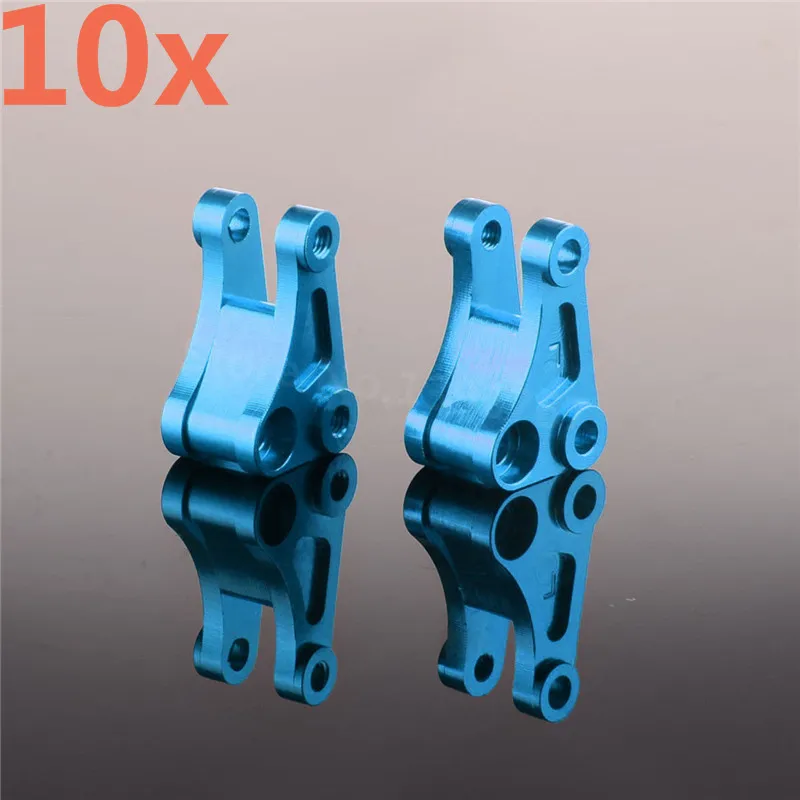 10Pcs RC Car Alum Front Shock Suspension Arm(L&R) K949-005 For 1/10 Scale Models Remote Control WLtoys K949 CLIMBING Crawler