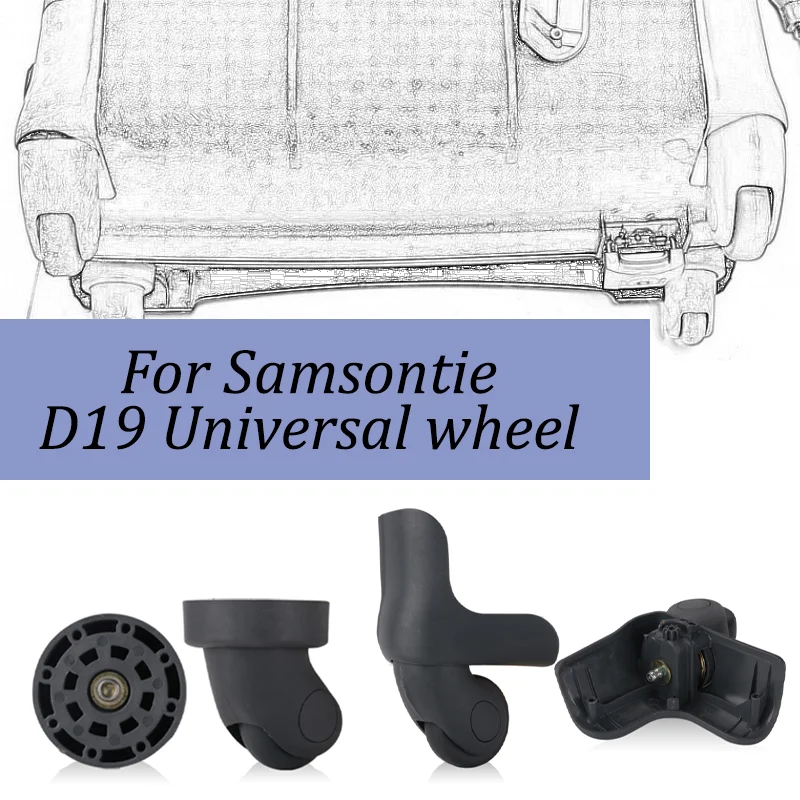 Suitable for Samsontie D19 Suitcase Universal Wheel Luggage Accessories Spare Parts for Trolleys Wheel Replacement Repair