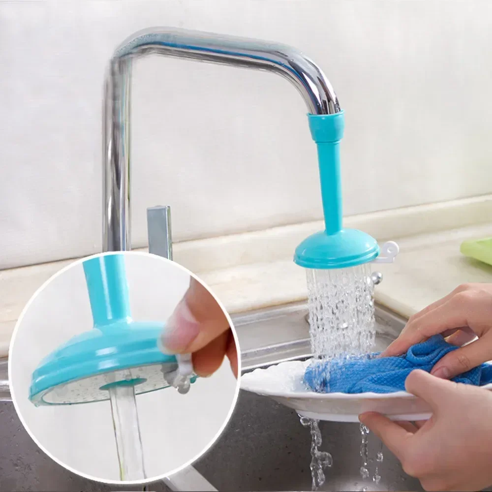 Kitchen Swivel Water Saving Faucet Aerator Diffuser Faucet Filter Connector  Nozzle Tap Connector Popular Blue