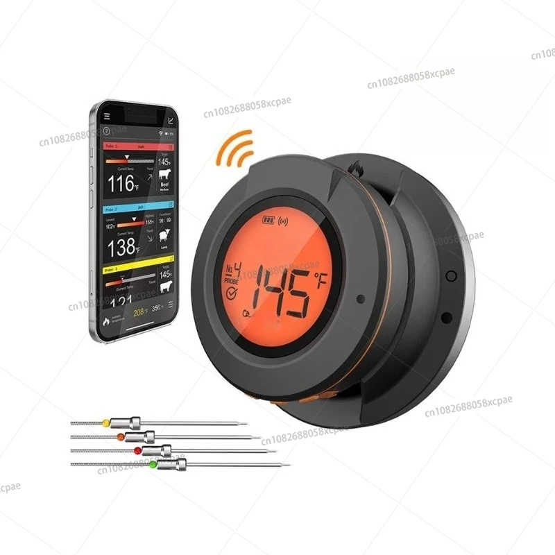 

Bluetooth digital wireless electronic thermometer dome outdoor cooking food barbecue thermometer BBQ oven accessories