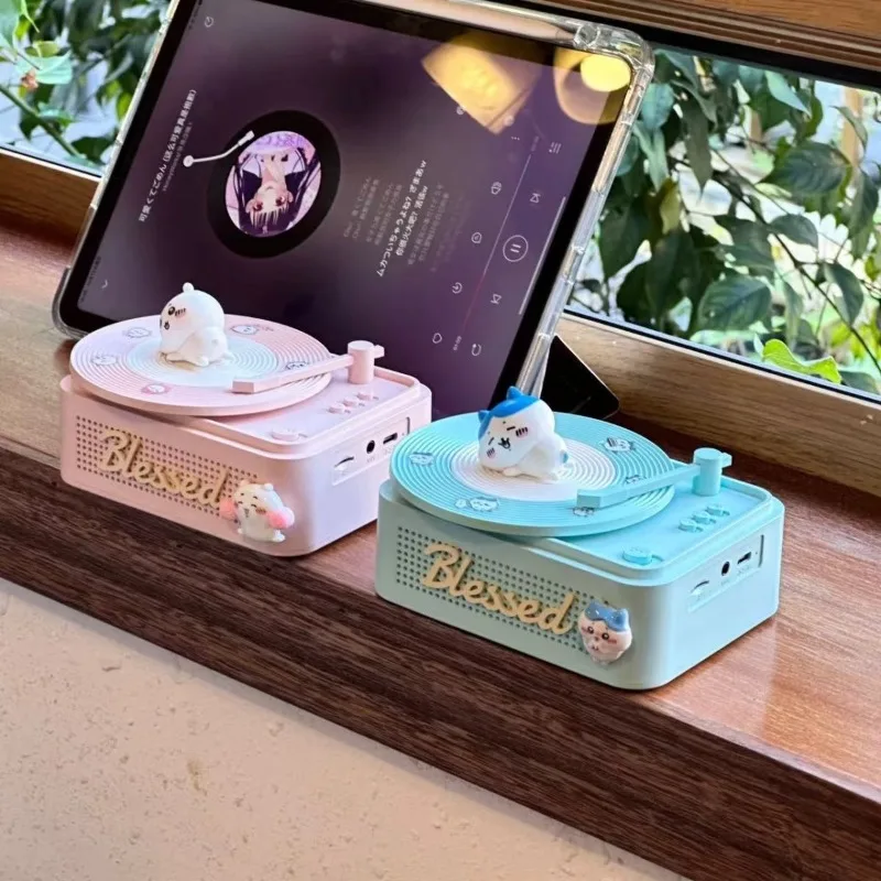 

MINISO Chiikawa Hachiware Cute Usagi Retro Vinyl Record Ornaments Birthday Gift Feeling of Atmosphere Advanced Christmas Gifts