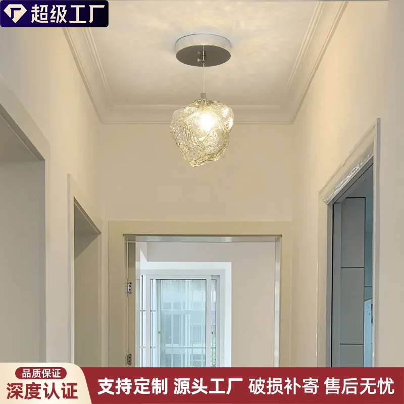 Popular aisle light, corridor light, simple entrance entrance, small chandelier, light luxury, modern high-end 2025 new home