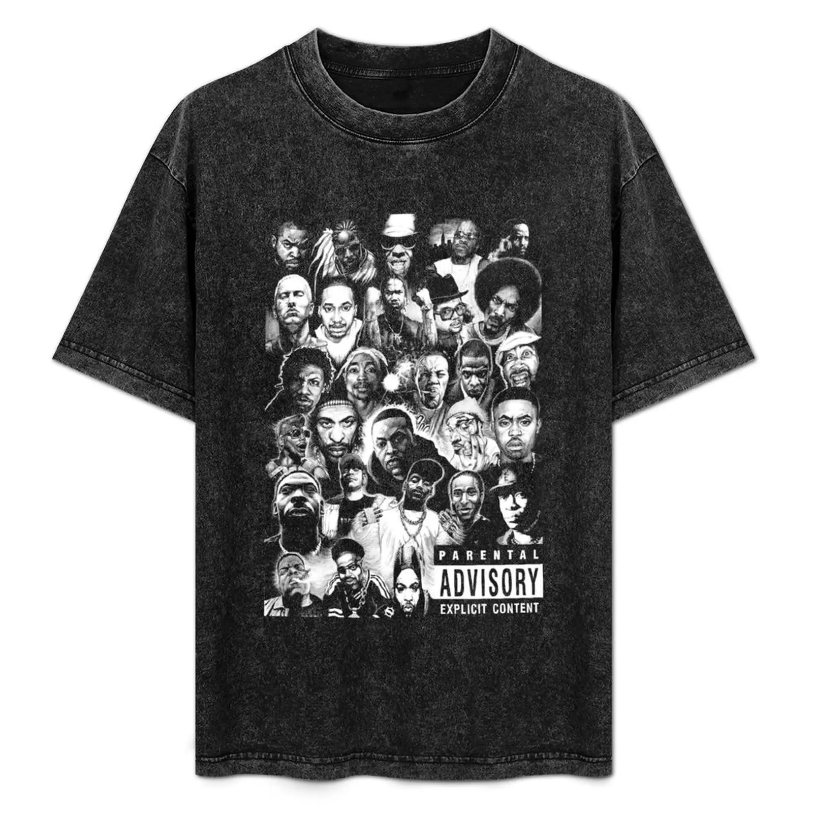 

Rap Legends 74 Vintage T Classic black T-Shirt Work Basic Short Sleeve Top