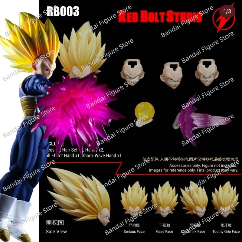 

В наличии Beast Deities Kong Studio Dragon Ball Z Super Saiyan 3, аксессуары для головы Vegeta, аниме, экшн-фигурка, модель игрушки