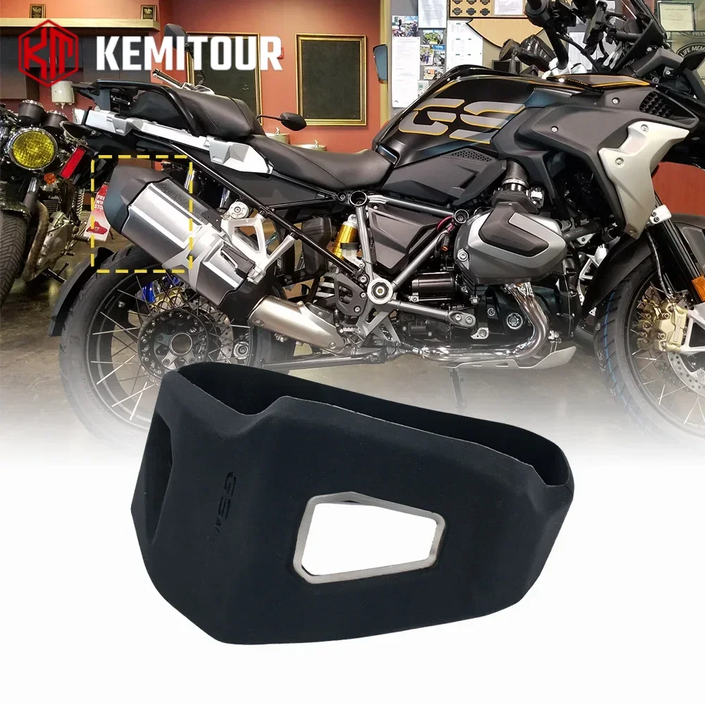 Rear Exhaust Pipe Muffler Insulation Cover Guard For BMW R1200GS R1250GS Heat Shields Moto Parts R 1200 1250 GS LC ADV Adventure