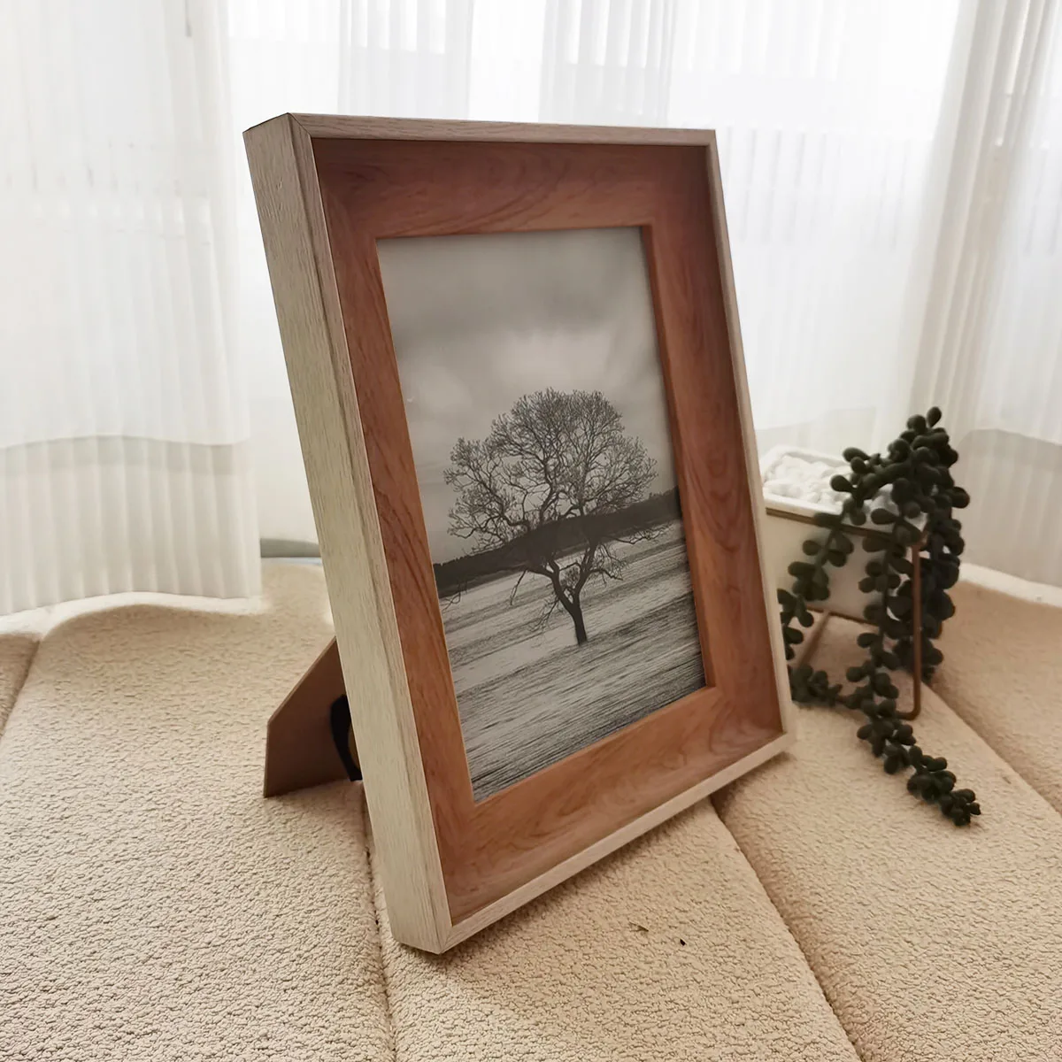Vintage Wood Photo Frames For Pictures Wall 10X15 20X20 20X25cm Classic Picture Frame Stand For Photo Decor Commemorative Gift