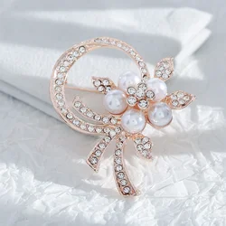 Breast Pin Women's Simple and Atmospheric Breast Flower Temperament Anti fading Pin Buckle Suit Fixed Clothing Accessories