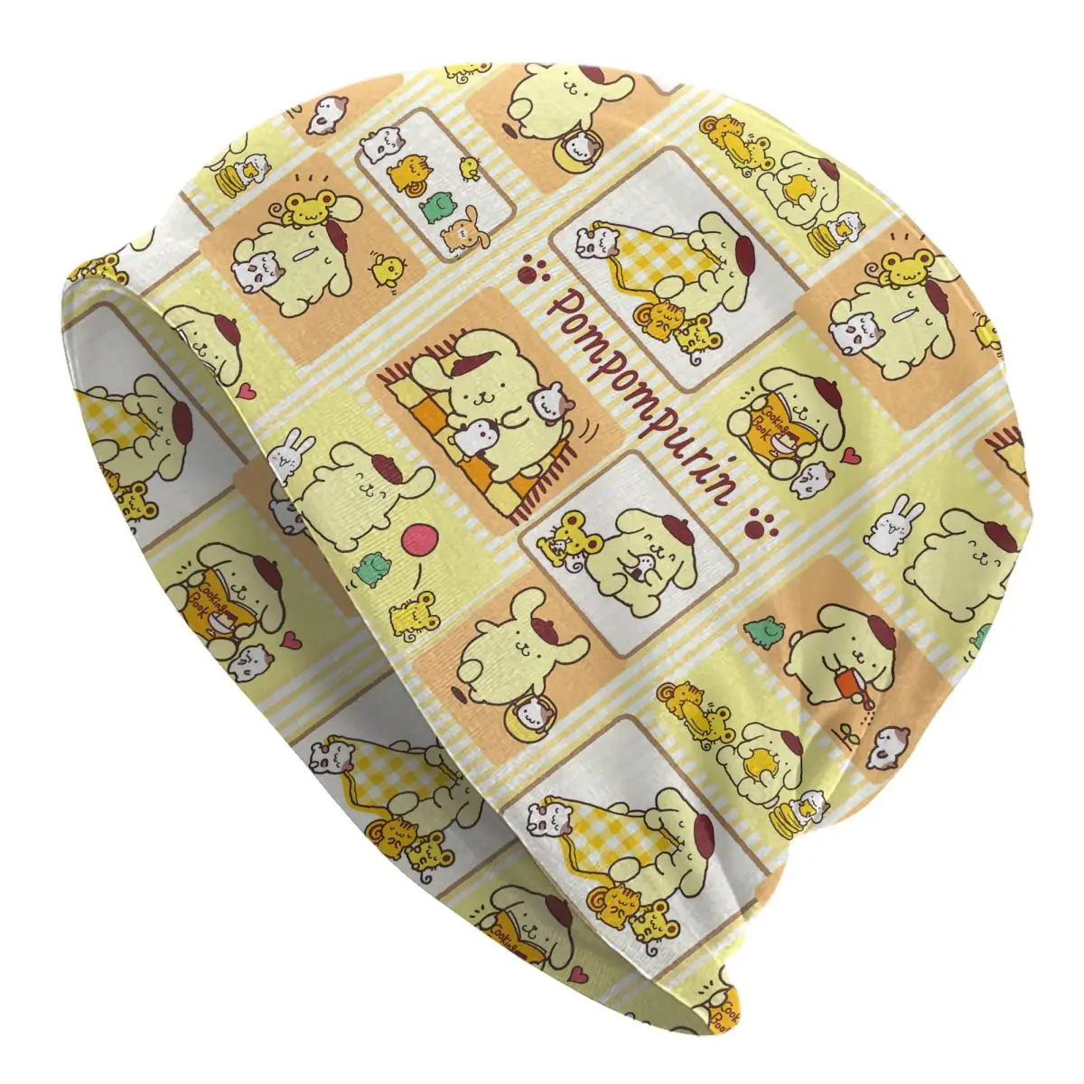 

Кепка с помпоном для собаки Purin, милая мультяшная крутая шапка для взрослых, уличные шапочки с черепами, весенние теплые шапки с повязкой на голову, шапки с капюшоном