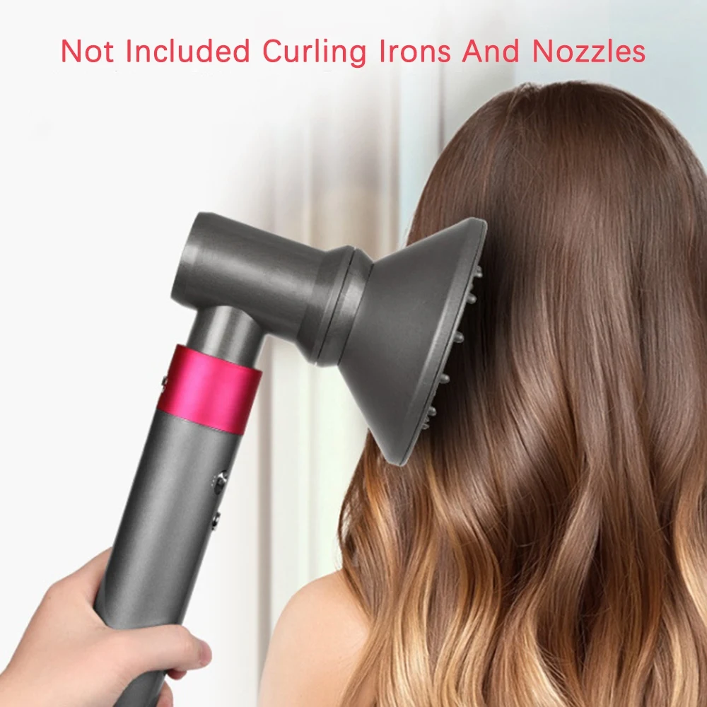 Curl Bar Adapter kompatibel untuk Dyson Airwrap Styler aksesoris pengeriting pengering rambut suku cadang pengganti