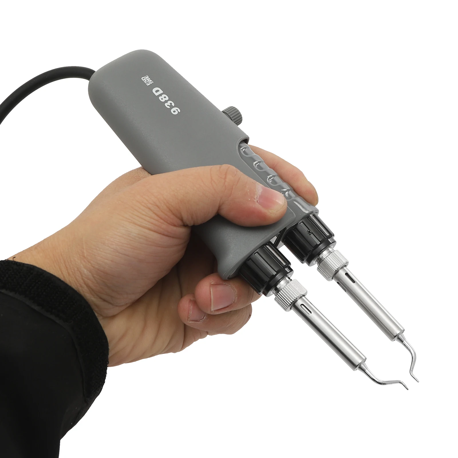 Soldering Iron Tool Kit, Portable LED Digital Display Soldering Iron Kit, Tweezers Soldering Iron Station 110-127V