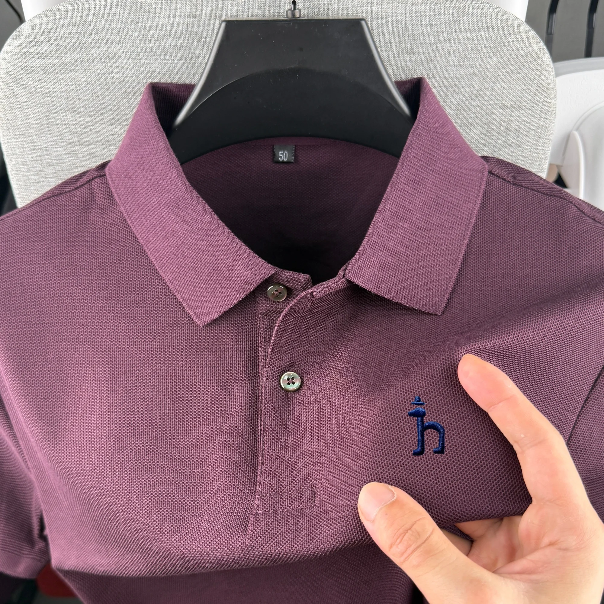 Camisa Polo Masculina de Algod - Summer Golf Clothing avaliação e preço
