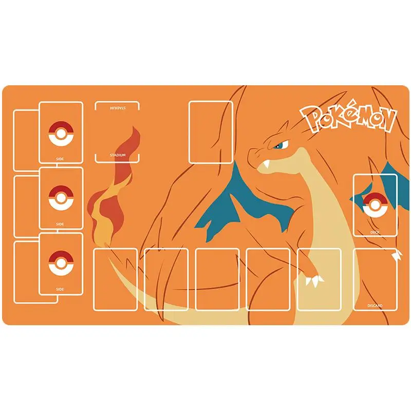 Charizard Card Pad, Ptcg, Mewtwo, SylLion, Gengar, Rayquatro, Caoutchouc, Figurines d'action de bricolage, Collection de jeux, Disque de duel, Cadeau pour un ami