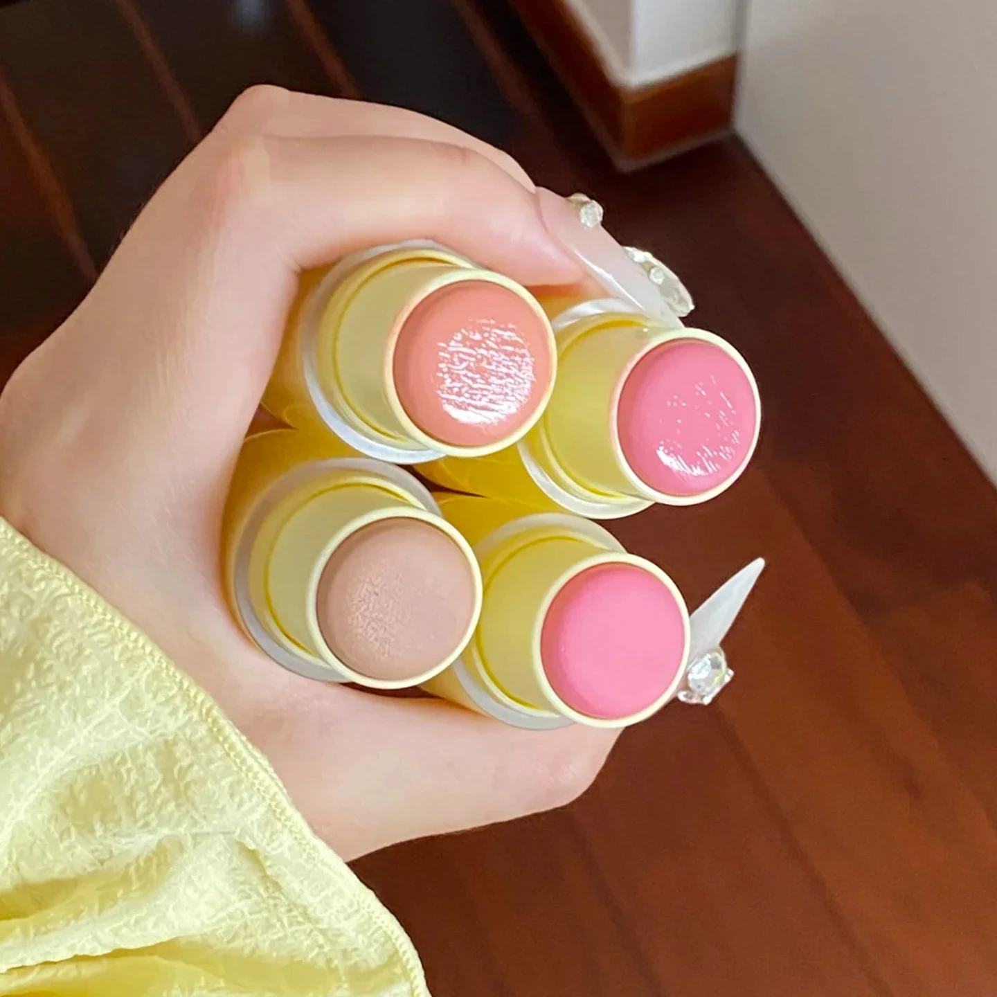 Girlscrush Water Light Blush Stick Cream Multi-use Highgloss Cheek Blusher Moisturizing Natural Highlight Expansion Women