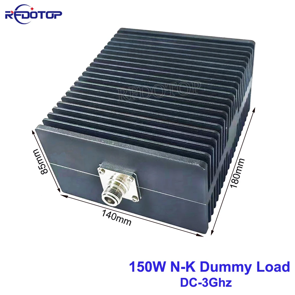 

150W N Female Jack Connector DC-3Ghz SWR≤1.20 50 Ohm RF Coaxial Termination Dummy Load Nickel Plated RF Accessories