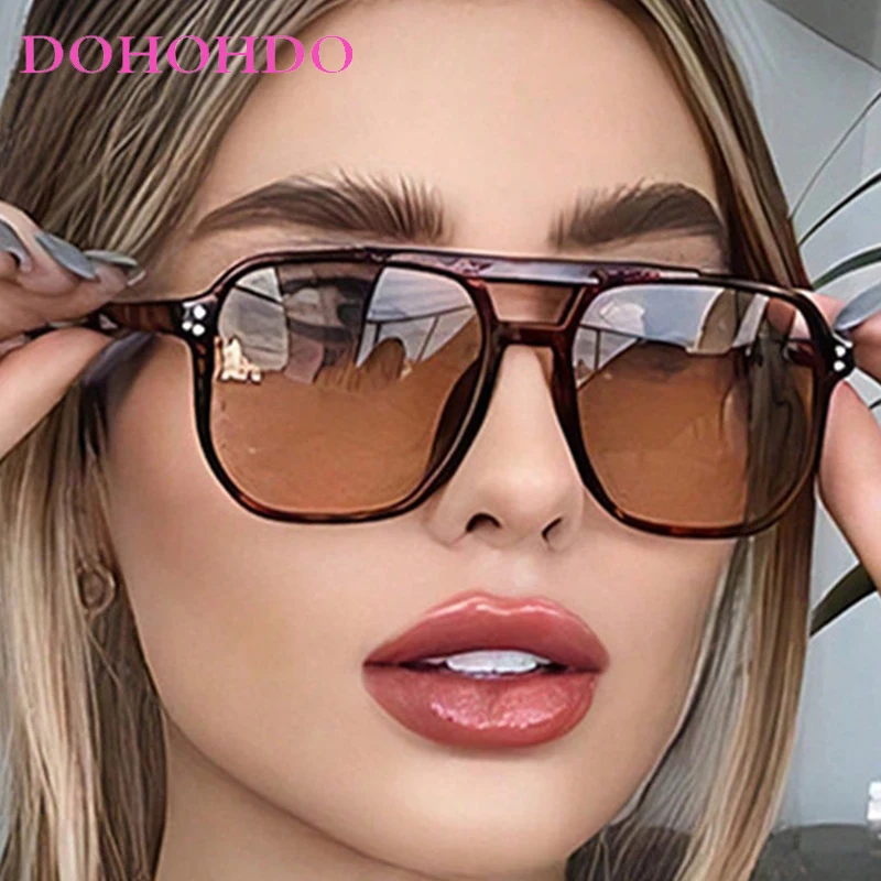 

Luxury Punk Pilot Rivets Decorate Women's Sunglasses Fashion Designer Men Sunglass Outdoor Driving Sport Travel Eyewear UV400
