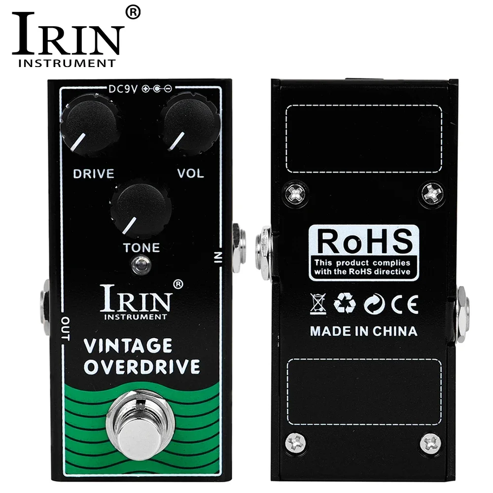 

IRIN RF-01 Vintage Overdrive Guitar Effect Pedal Vintage Overdrive Guitar Effect Pedal True Bypass Guitar Parts & Accessories