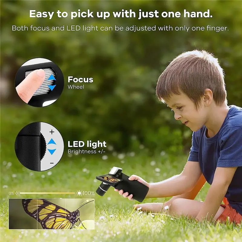 

Портативный цифровой микроскоп A72U, карманный микроскоп с 4-дюймовым экраном, электронный видеомикроскоп FHD, поддерживает Windows PC