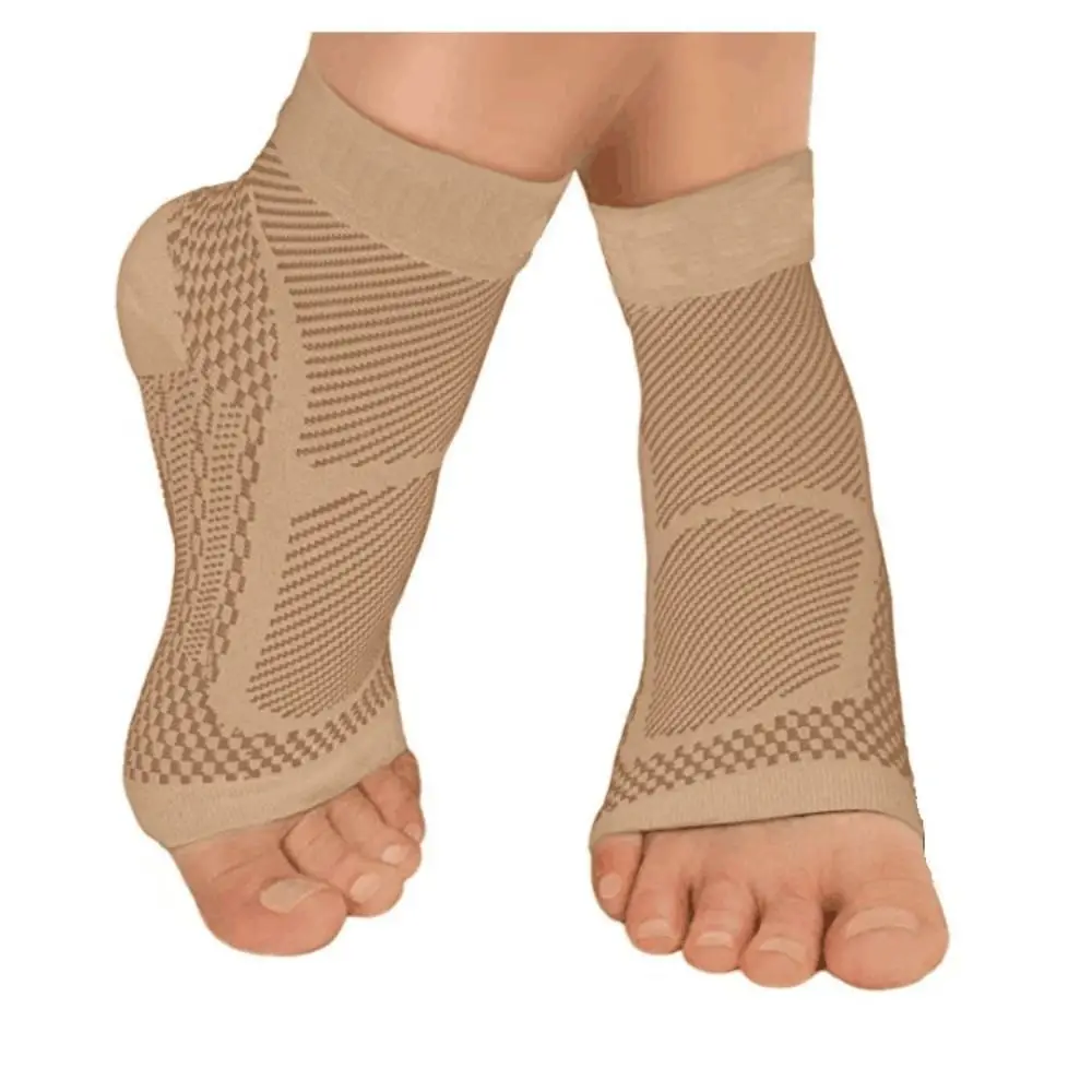 Calcetines de compresión pesca – Soporte arco pie, antifatiga, negro - imagen 4