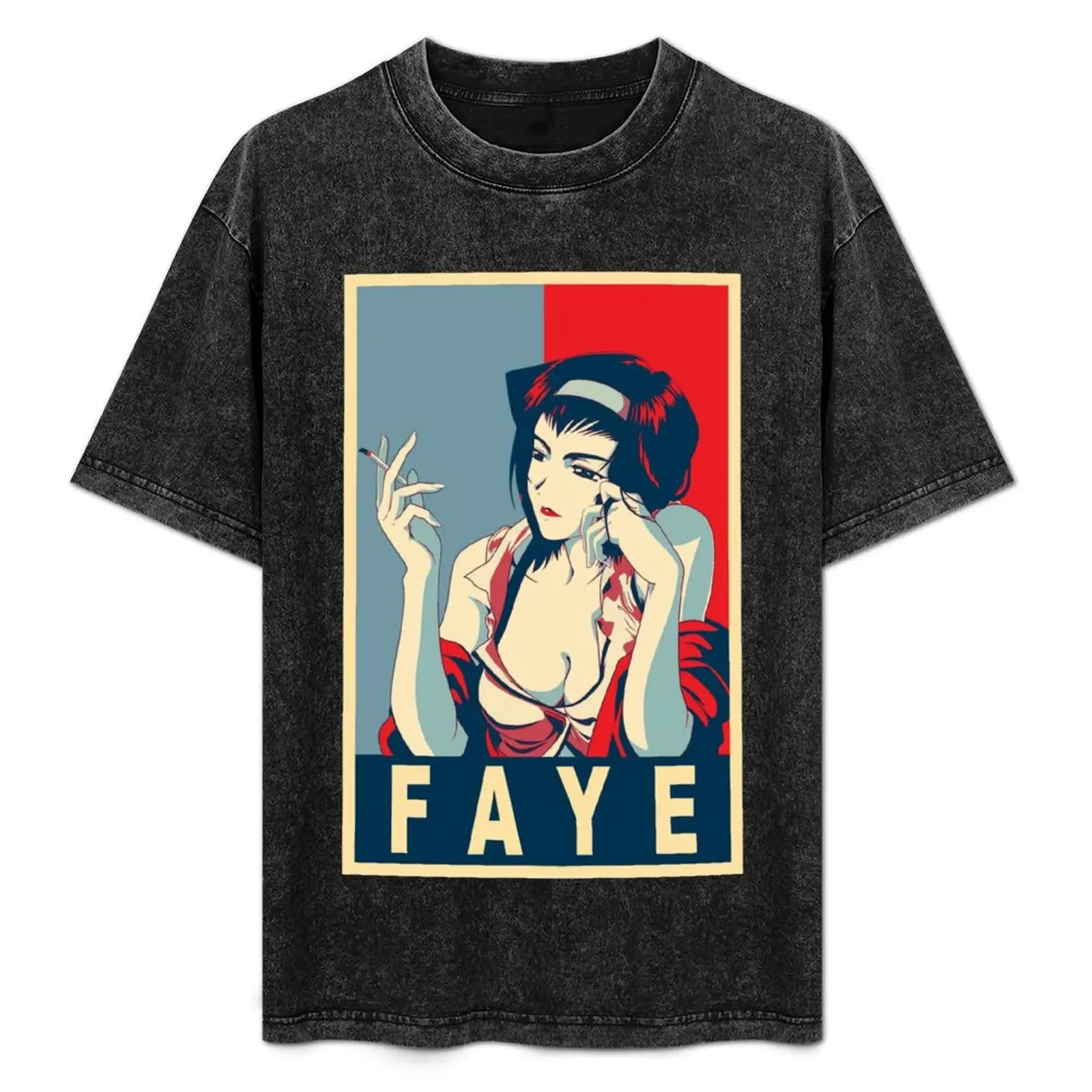 

Faye Valentine - Poster T-Shirt Utility Casual Work T-Shirt