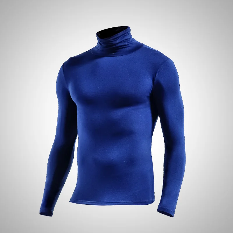 

Modal Men's High-Neck Thermal Underwear Autumn and Winter Long-Sleeve Base Layer Thin Top