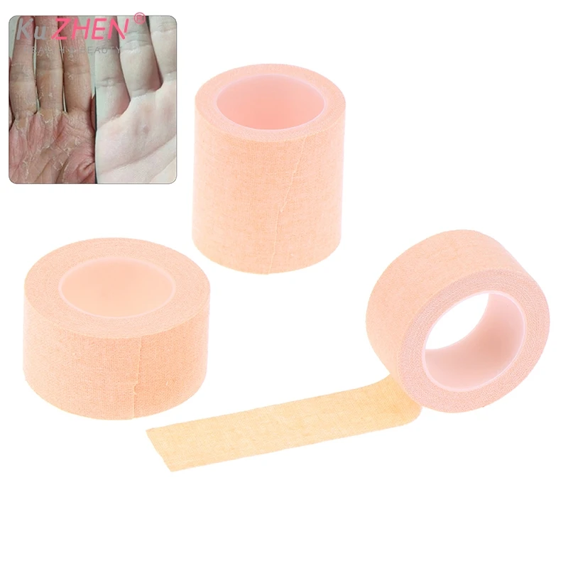 1pc S/M/L Size Skin Color Cotton Nail Tape For Guzheng Guitar Adhesive Finger Tape Instrument Anti-Crack Cotton Tape For Fingers