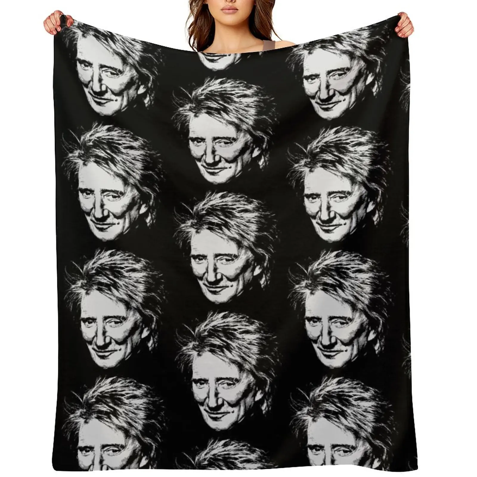 

rod 2022 stewart Throw Blanket Decorative Sofas Furry for winter sofa bed Blankets