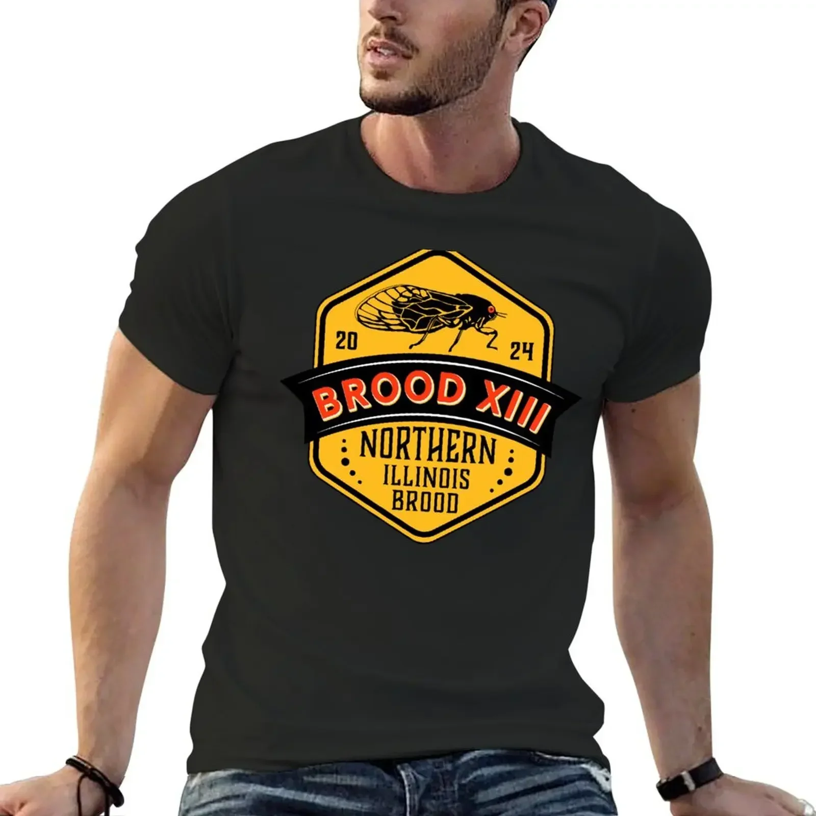 Brood XIII Cicadas The Northern Illinois Brood T-Shirt korean fashion Aesthetic clothing street wear men clothes