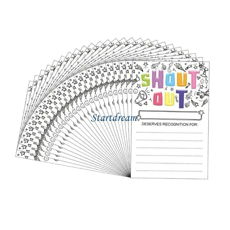 25 Tờ Thẻ phần thưởng của trường vui vẻ Thẻ Thẻ Thẻ đánh giá cao Thẻ phần thưởng cho Giáo viên Học sinh Nhân viên K92C