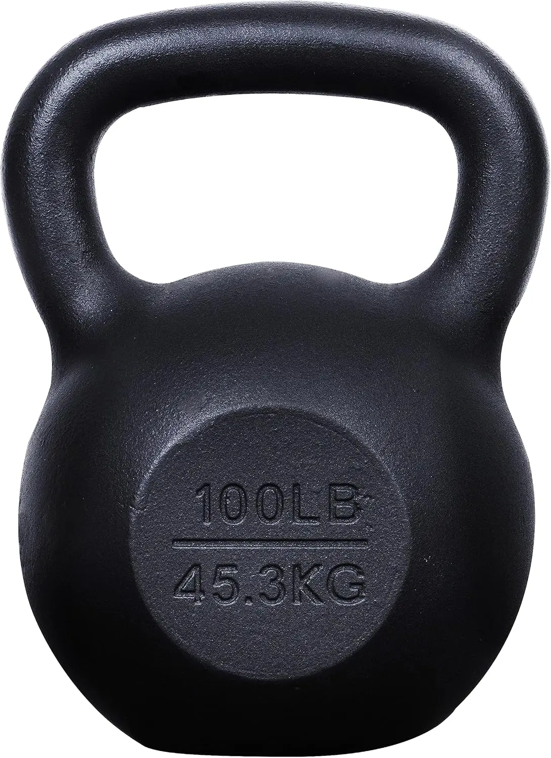 

Coated Cast Iron Kettlebell 100 Lbs Weights Strength Training Kettlebells for Weightlifting, Conditioning, Strength & Cor