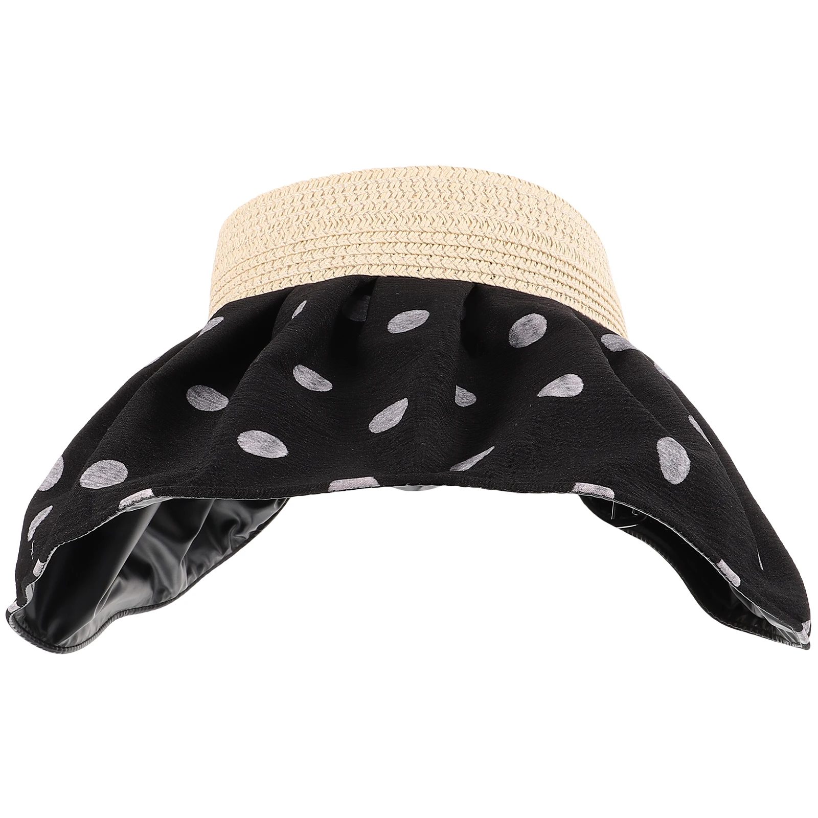 

1pcs Women Sun Summer Foldable Wide Brim UV Decorative Beach Hat Protection Beach Hats for Vacation Travel Lightweight Mi Color